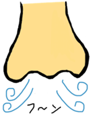 nose emotion sticker #8770718