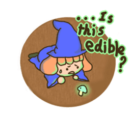 Mina - the apprentice witch - sticker #8771111