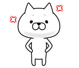 Cat With a Troubled Face sticker #8773383