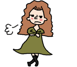 "Osyare"GIRL sticker #8773422