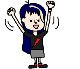 "Osyare"GIRL sticker #8773426