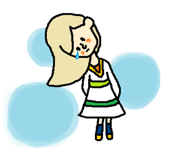 "Osyare"GIRL sticker #8773427