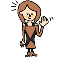 "Osyare"GIRL sticker #8773428