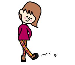 "Osyare"GIRL sticker #8773429