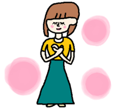 "Osyare"GIRL sticker #8773431