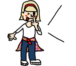 "Osyare"GIRL sticker #8773432