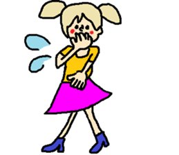 "Osyare"GIRL sticker #8773435