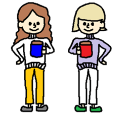 "Osyare"GIRL sticker #8773436