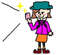 "Osyare"GIRL sticker #8773437