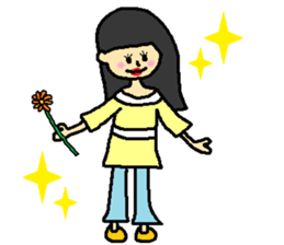"Osyare"GIRL sticker #8773442