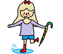 "Osyare"GIRL sticker #8773446