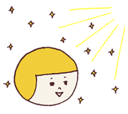 Okappa Hanachan sticker #8773855