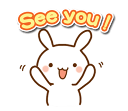 Cute Rabbit(Daily life) sticker #8773945
