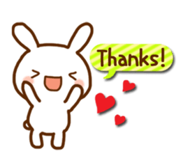 Cute Rabbit(Daily life) sticker #8773946