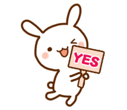Cute Rabbit(Daily life) sticker #8773948