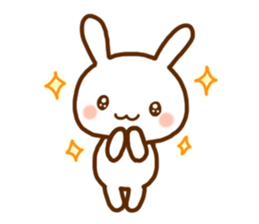 Cute Rabbit(Daily life) sticker #8773951