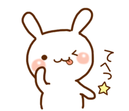 Cute Rabbit(Daily life) sticker #8773953