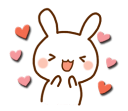 Cute Rabbit(Daily life) sticker #8773954
