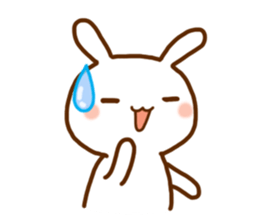 Cute Rabbit(Daily life) sticker #8773958