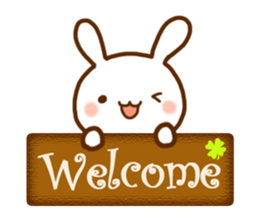 Cute Rabbit(Daily life) sticker #8773973