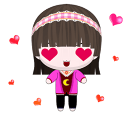 QQ Girl Lili (Happy days) sticker #8773908