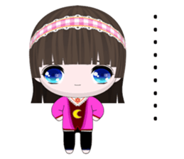 QQ Girl Lili (Happy days) sticker #8773929