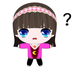 QQ Girl Lili (Happy days) sticker #8773932