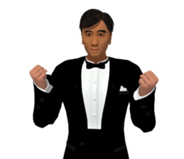 Wedding dress sticker #8774651