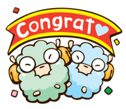 Little Lamb & the Shepherd 3 sticker #8774981