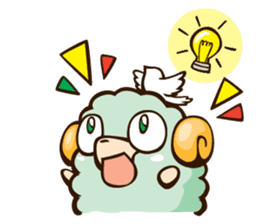 Little Lamb & the Shepherd 3 sticker #8774983