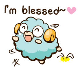 Little Lamb & the Shepherd 3 sticker #8774986