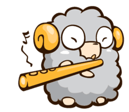 Little Lamb & the Shepherd 3 sticker #8775001