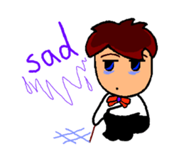 High school student  A-how sticker #8775104