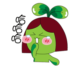Miss Green Bean sticker #8775624