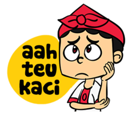 Cecep si Budak Bandung sticker #8776512