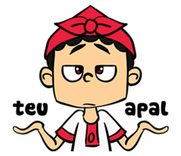 Cecep si Budak Bandung sticker #8776524