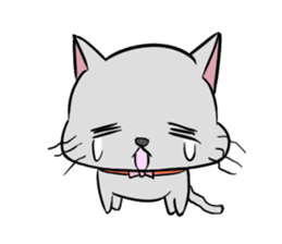 Cute Chartreux-chan sticker #8777182