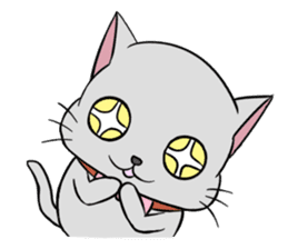 Cute Chartreux-chan sticker #8777192