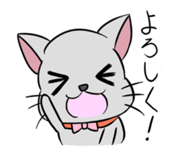 Cute Chartreux-chan sticker #8777204