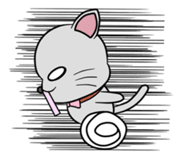 Cute Chartreux-chan sticker #8777214