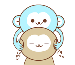 A Happy New Year 2016 with Monkey sticker #8777403