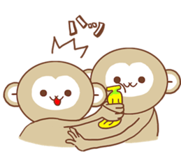 A Happy New Year 2016 with Monkey sticker #8777408