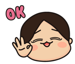 The heart lips boy and his friends. sticker #8777419