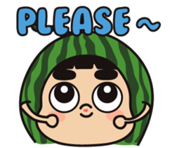 The heart lips boy and his friends. sticker #8777421