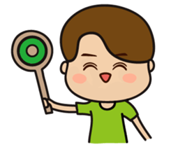 The heart lips boy and his friends. sticker #8777428