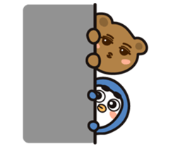 The heart lips boy and his friends. sticker #8777431