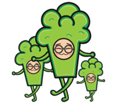 The heart lips boy and his friends. sticker #8777433