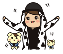 The heart lips boy and his friends. sticker #8777441