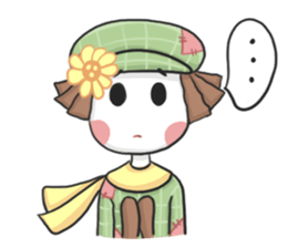 Scarecrow love Story sticker #8778030