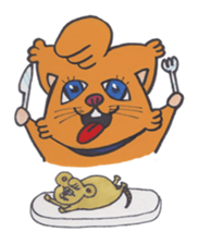 Anthony the cat sticker #8778861